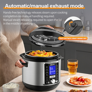 12 in 1 Multifunctional Digital Multifunctional Pot 80kpa Fast Heating Non Fully Automatic Release Electric Pressure Cooker 6L - Product Image 4