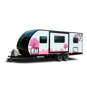 Beautiful FRP RV Campers Trailer with Integrated Solar System Shower and <strong>Caravan</strong> Air Conditioning for Vehicle Use - Product Image 1