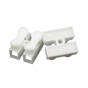 100Pcs 10A 250伏塑料2针接线盒推快速电线电缆连接器电线端接连接器 - Product Image 4