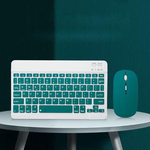 10 Inch <strong>Wireless</strong> bluetooth Keyboard and Mouse <strong>Set</strong> Teclado Y Ratn Combos Type c <strong>Usb</strong> Keyboard and Mouse for mac - Product Image 1
