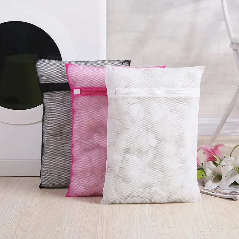 ถุงซักผ้าตาข่ายใสมีซิป,ที่ใส่เสื้อผ้าใช้ในบ้านชุดชั้นในถุงซักผ้า