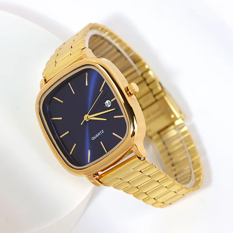Gold and blue