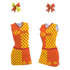All Star Cheer rekabet üniforma paketi kırmızı ve siyah Varsity amigo formaları - Product Image 2