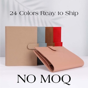 Hongbo Tốt Nhất Người Bán 24-Màu Mềm Da Chính Hãng 6-Vàng Vòng <span class=keywords><strong>A5</strong></span> Ngân Sách Chất Kết Dính Kế Hoạch Với Fly Leaf Có Sẵn Như Văn Phòng Quà Tặng - Product Image 2