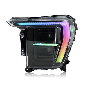 フォード用自動修正車ヘッドライトF150 P702第14世代2022-24チューニングライティングフロントランプフォード用RGB LEDヘッドライト