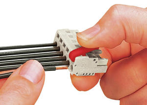 弹簧加载的PCB端子块推动电线连接器，用于安全的线对线连接插入端子块 - Product Image 2