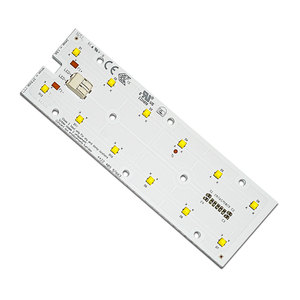 จัดหาโมดูลกลางแจ้ง PCB ZHAGA พร้อมเลนส์ออปติกส์ 2x6 SMD3535 160LM / W โมดูลแสง PCBA - Product Image 6