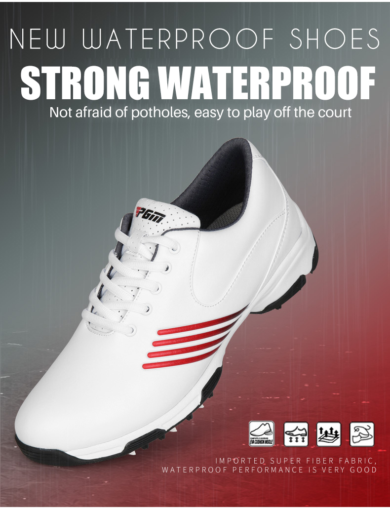 PGM XZ139 Wholesale Women Golf Shoes Waterproof with Antiskid Fixed