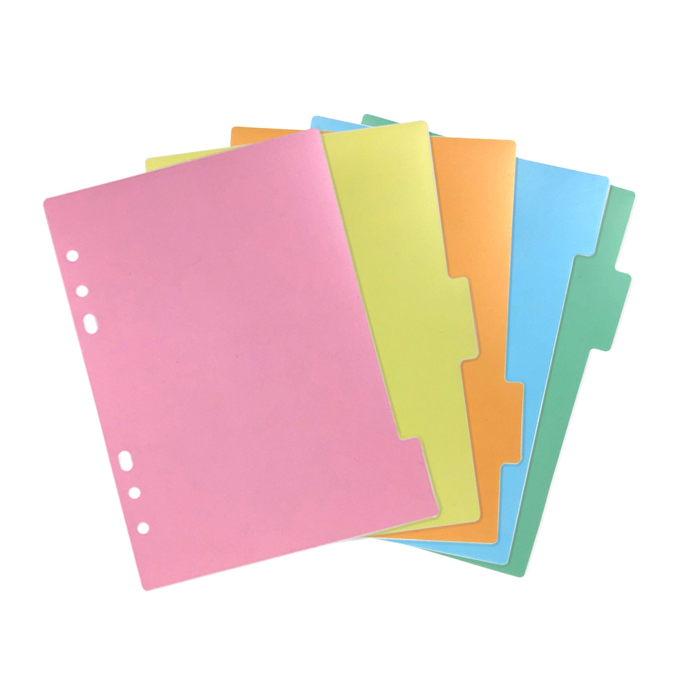 5 Sheets A5 Size (6 Holes)