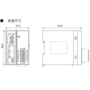 アナログ入力および出力モジュールGR10-4ADE/4DAE、熱電対抵抗入力GR10-4TCS-PID/4PTS-PID、GR10シリーズ - Product Image 5