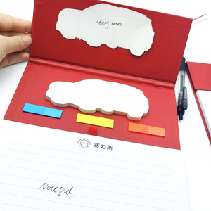 Bloc de notas de tapa dura al por mayor, juego de pegatinas de índice, papel de notas en blanco reciclable ecológico, Bloc de notas personalizado A5 A4 - Product Image 3