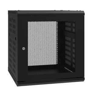 Duvara monte sunucu rafı ön monte Fan 2X 1U raflar 12U ağ rafı ile Network dolabı raf - Product Image 2