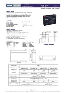 GB6-<span class=keywords><strong>7</strong></span> לוחות חומצה עופרת אטומה 6.5 6 v סוללה נטענת חומצה עופרת