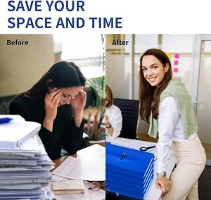 A4 accordion thư mục tập tin nhận tổ chức, di động mở rộng tập tin văn phòng, trường học, gia đình, du lịch sử dụng, biểu tượng tùy chỉnh. - Product Image 2