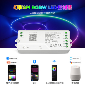 DR04W RGBW SPI LED Tuya WIFI denetleyici adresli LED piksel şeritler - Product Image 2