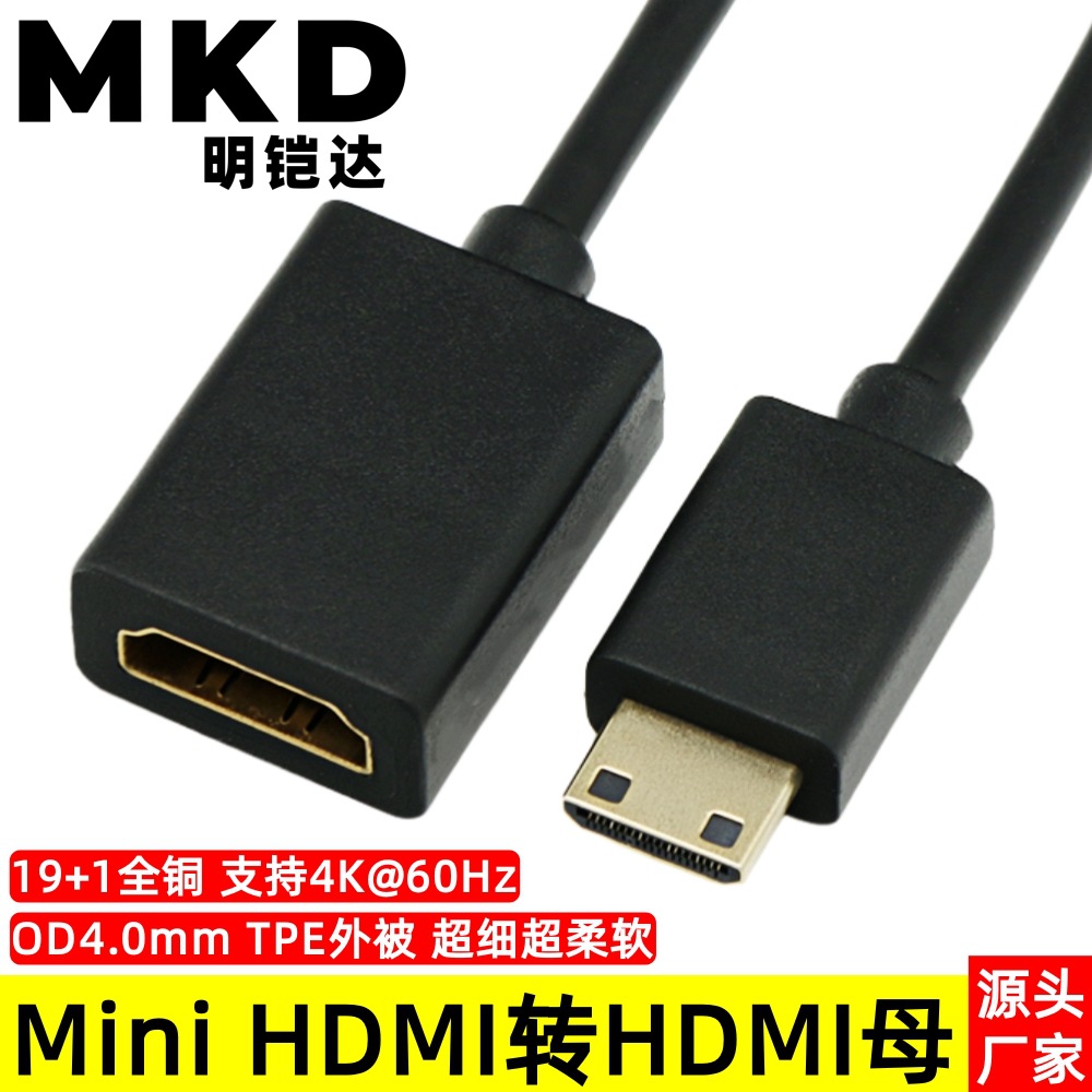 C-type Mini male to HDMI female