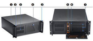 4U-4508W Premium Computer <strong>case</strong> Industrial <strong>PC</strong> <strong>case</strong> Industrial Computer <strong>case</strong> Sturdy and Durable Can Support Customization - Product Image 4