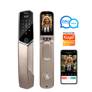 Kadonio Dual Screen Display Digitale Smart Lock Gesichts erkennung Zugangs kontrolle Gegensprechanlage mit Finger abdruck kameras - Product Image 1