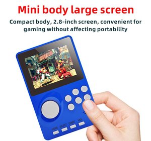 คอนโซลเกมมือถือ R100ใหม่คอนโซลเกม MD มินิ100-in-one คลาสสิกย้อนยุคพร้อมการสื่อสาร Wi-Fi หน้าจอสีมือถือ - Product Image 6