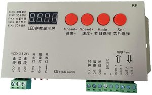 K-1000S Engneer с SD-картой светодиодный контроллер RGB Светодиодная лента 2048 IC контроллер DC5-24V адресуемый программируемый контроллер - Product Image 2