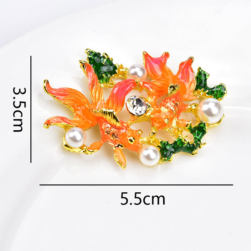 Poisson rouge 5,5 x 3,5 cm