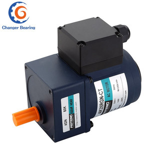 AC hız kontrolü DİŞLİ Motor tek fazlı 110v/220v 6W ~ 200W AC tahrik motoru DİŞLİ Motor hız kontrol cihazı ile - Product Image 3