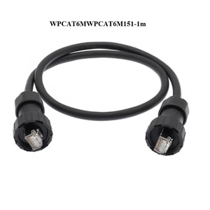 IP67户外使用螺旋面板底盘壁挂安装d型rj45 cat6高清电视高清多媒体总线c型usb3.0连接器模块防水电缆 - Product Image 3