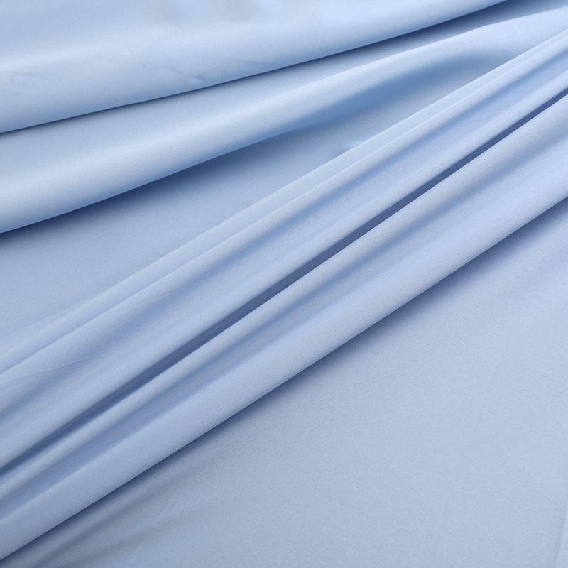 Factory price wholesale 50D high elastic 100% polyester soft lining fabrics for dress suit bags