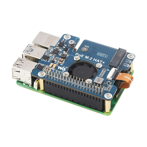 Адаптер Raspberry Pi 5 PCIe к M.2 с поддержкой PoE NVMe протокол M.2 твердотельный накопитель 802.3af/Стандарт сети Pi 5 PoE HAT