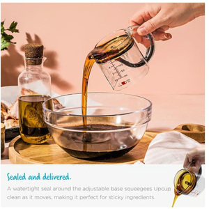 4 trong 1 có thể điều chỉnh Đo <span class=keywords><strong>cup</strong></span> nhà bếp đa chức năng đẩy lên đo <span class=keywords><strong>Cup</strong></span> cho nấu ăn và nướng - Product Image 4