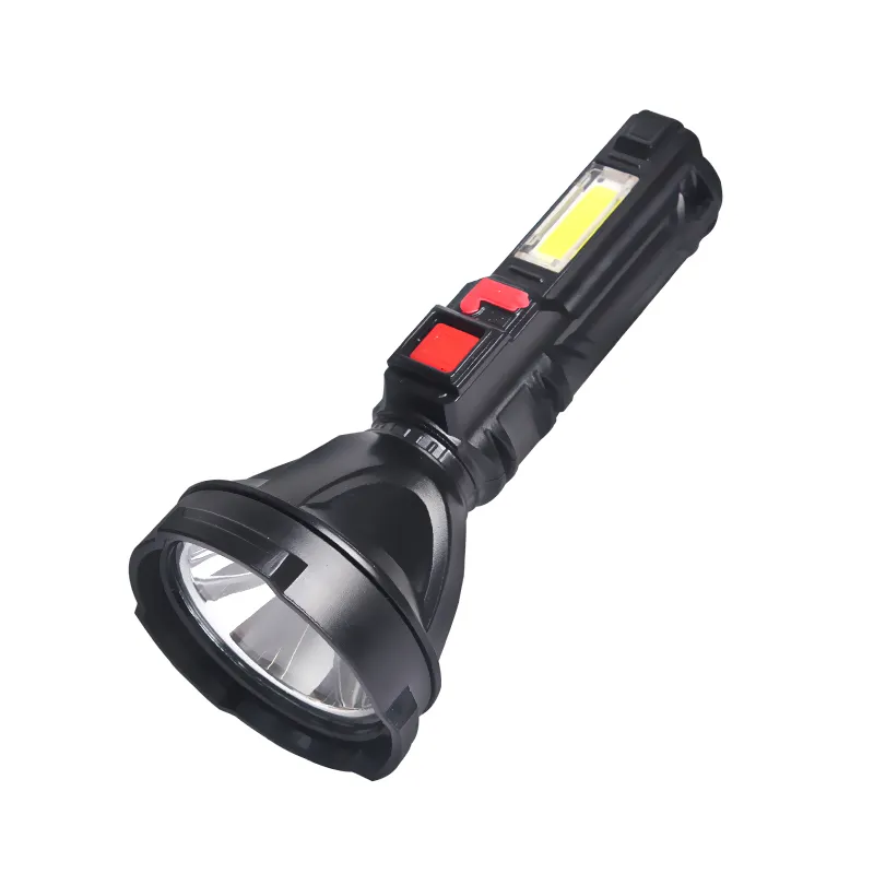 Ultra Bright USB Rechargeable Torch light 4 Modes Searchlight LED Tactical Flashlight Ultra Bright Flashlights & Torches