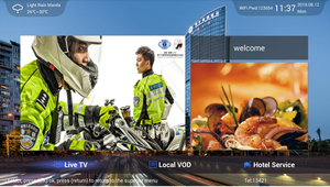 ระบบหัวแม่ข่าย IPTV ของโรงแรมเซิร์ฟเวอร์สตรีมมิ่ง100ช่องสัญญาณ - Product Image 3