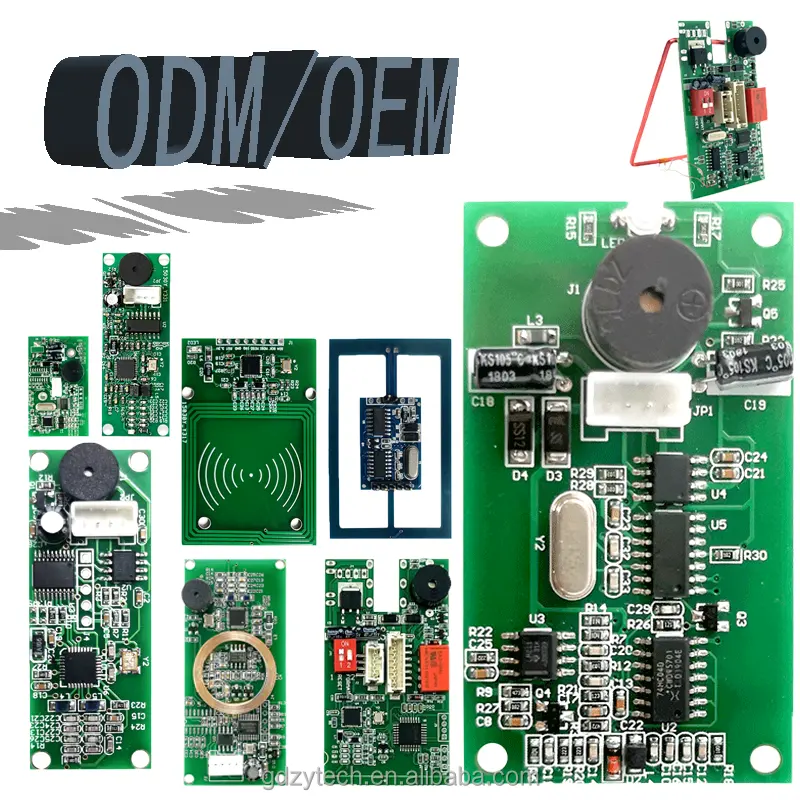 Módulo ID/IC personalizado de doble frecuencia de 13,56 MHz y 125Khz Módulo lector RFID de interfaz USB RS232 TTL