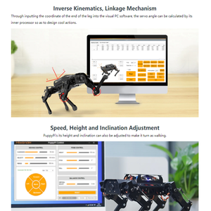 Roboter Hund Roboter DIY Welpen Pi Bionic Quadruped Intelligente Programmierung AI Visuelle Erkennung Himbeer Pi 4B/4G Lehre - Product Image 6