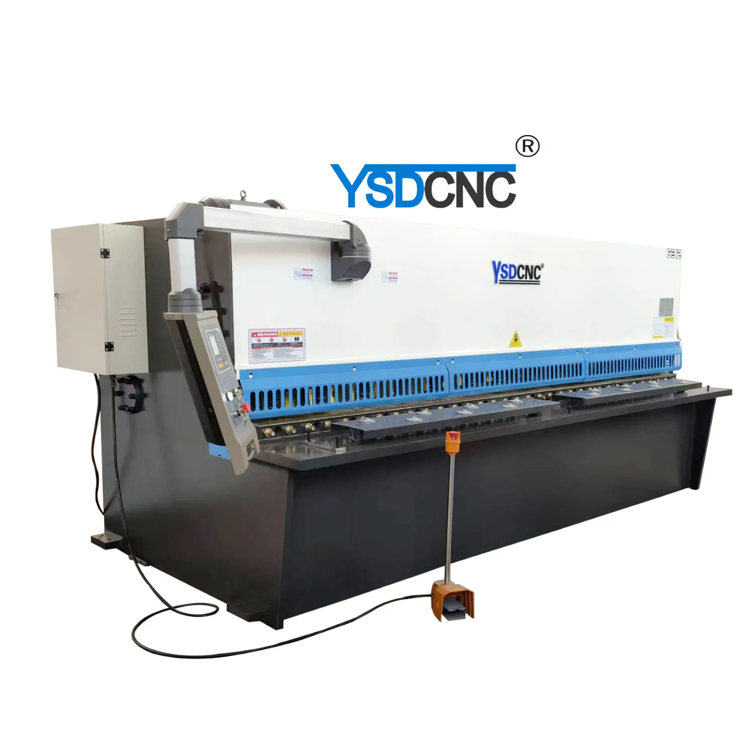 YSDCNC 유압 전기 플레이트 금속 전단 기계 Qc12y20 * 3200 커터 기계 안전 울타리