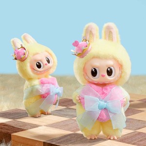 Authentic Popmart LABUBU the MONSTERS New Let's Checkmate Series Vinyl <strong>Plush</strong> Toy Doll King <strong>Queen</strong> Hanging Card Pendant Keychain - Product Image 2