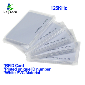 Keysecu porta di sicurezza sistema di controllo di accesso EM 125KHz TK4100 Chip RFID prossimità RFID Blank Smart Card - Product Image 2