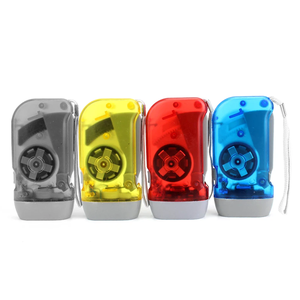 <strong>LED</strong> Hand Pressing Dynamo Flashlight Lantern Portable Camping Hand Crank Power <strong>Wind</strong> <strong>up</strong> Flashlight Torch Light for Outdoor Home - Product Image 1