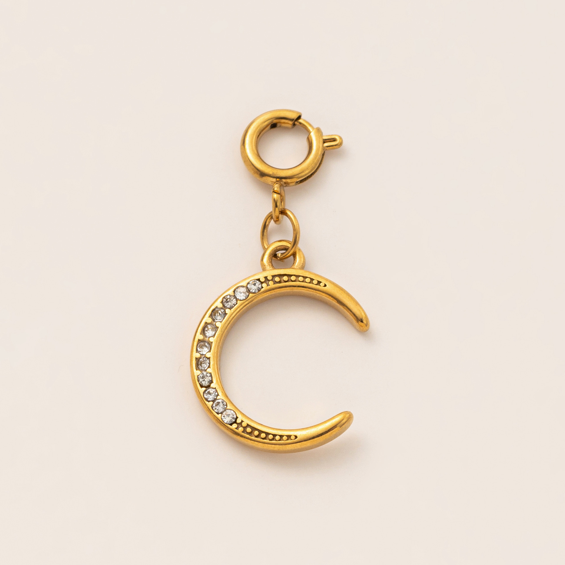 Crescent moon pendant