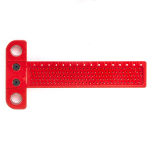 Alüminyum alaşım marangoz aracı t-tipi delik kazımalı cetvel 90 derece konumlandırma geçti hattı ölçer scriber ağaç İşleme scriber - Product Image 3