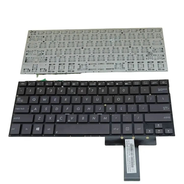 Recarregável protetor do teclado do portátil para Asus UX31 Preto EUA versão laptop com teclado Inglês árabe