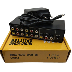 VSP4 AV Distribuidor AV Onein Four 1in4out Distribuidor de audio y video AV Splitter - Product Image 3