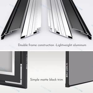 <strong>SCREEN</strong> PRO 100&quot; <strong>Fixed</strong> <strong>Frame</strong> <strong>Projector</strong> <strong>Screen</strong> 4K ALR Grey Crystal <strong>Projector</strong> <strong>Screen</strong> for Short/Long Throw <strong>Projectors</strong>