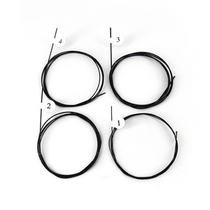 Wholesale OEM high-quality Ukulele <strong>strings</strong> in 23-inch and 26-inch lengths, suitable for general use, in black color. - Product Image 1