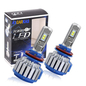 Factory Wholesale <strong>Led</strong> Headlight Kit V9 <strong>CE</strong> 9-32V Canbus 3200LMS 35W T1 Turbo H4 H7 <strong>Led</strong> Head Light for Car - Product Image 1
