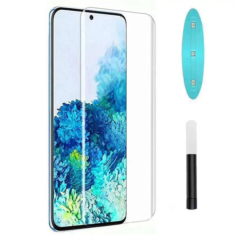 Protector de pantalla de Vidrio Curvo con borde UV 3D, vidrio templado para Huawei P60 PRO P60 ART Honor 40Pro, película protectora para teléfono móvil