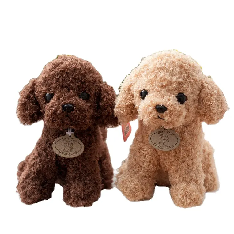 Plüsch-Spielzeug-Hundepuppe niedlicher Teddy für Kindergeschenk 18 cm 25 cm Tasche individueller OEM-Unisex-Spielzeughund für Kinder Hundspielzeug Jaulitas Quevedo