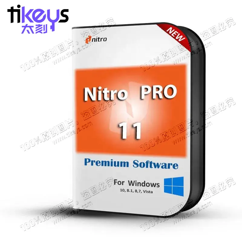 24/7 Online Nitro Pro 11 Activation en ligne de clé de licence originale officielle pour le logiciel PDF d'édition à vie