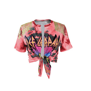 Özel derin <span class=keywords><strong>v</strong></span> boyun kısa kollu grafik baskı kırpma üst moda seksi t shirt kadın 2022