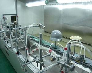 Kunden spezifische halbautomat ische Profile elektro statische Pulver beschichtung linie mit Aushärtung sofen und Spritz kabine zum Lackieren von Autor ädern - Product Image 5